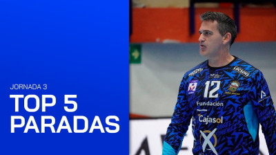 Die 5 besten Paraden des 3. Spieltags der Liga Nexus Energía Asobal 2026/27