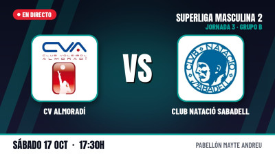 [SM2 - GROUP B] Matchday 3 | CV Almoradí  - Club Natació Sabadell