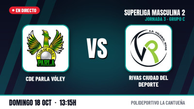 [SM2 - GROUP C] Matchday 3 | CDE Parla Vóley  - Rivas Ciudad del Deporte