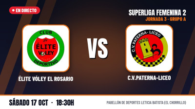 [SF2 - Gr.A 26/27] 3. spillerunde - ÉLITE VÓLEY EL ROSARIO - C.V.PATERNA-LICEO
