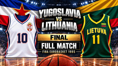 Yugoslavia vs Lituania | Final | FIBA EuroBasket 1995 | Partido completo