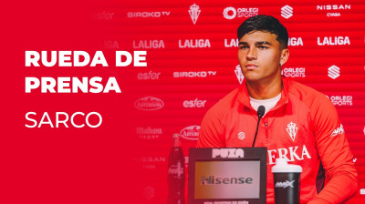 Sarco, inför matchen mellan Sporting och Albacete Balompié