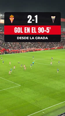 Sporting's Goals: 2-1 Albacete FROM THE STANDS