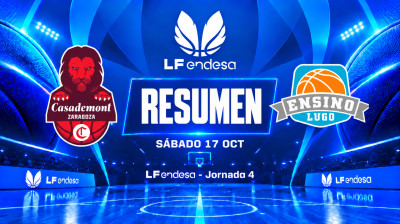 Resumen Casademont Zaragoza vs Durán Maquinaria Ensino | Jornada 4 | LF Endesa 2026/2027