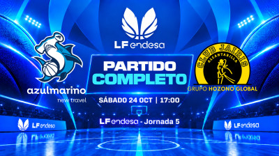 Azulmarino Mallorca Palma vs Hozono Global Jairis | Jornada 5 | LF Endesa 2026/2027